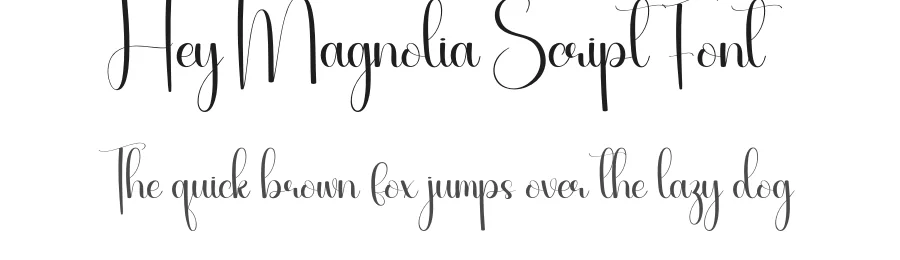 Hey Magnolia Script Font by creativeletter — Script Handwritten Font