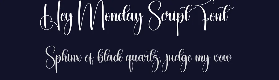 Hey Monday Script Font by creativeletter — Script Handwritten Font — thumbnail 2