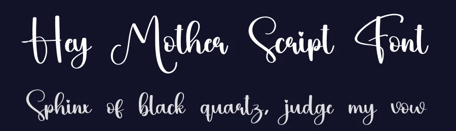 Hey Mother Script Font by creativeletter — Script Handwritten Font — thumbnail 2