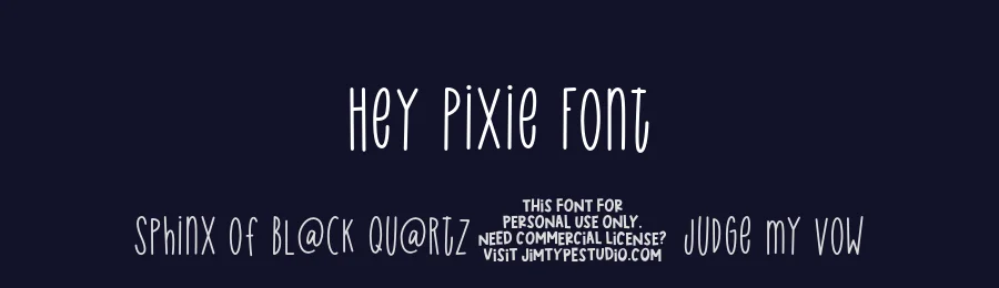 Hey Pixie Font by jimtypestudio — Sans Serif Font — thumbnail 2