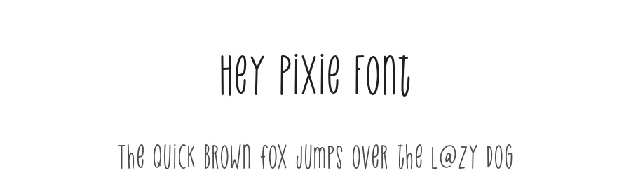 Hey Pixie Font by jimtypestudio — Sans Serif Font