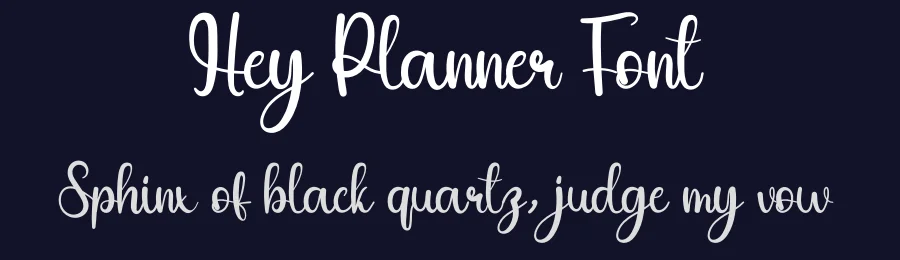 Hey Planner Font by andikastudio — Script Handwritten Font — thumbnail 2