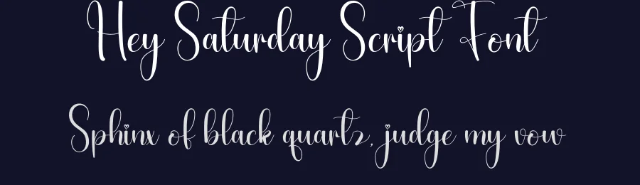 Hey Saturday Script Font by andikastudio — Script Handwritten Font — thumbnail 2