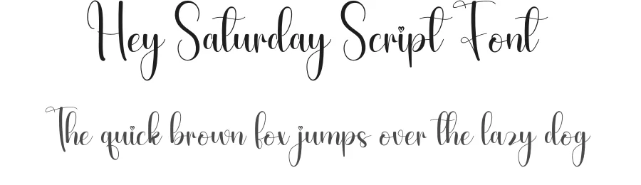 Hey Saturday Script Font by andikastudio — Script Handwritten Font