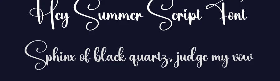 Hey Summer Script Font by creativeletter — Script Handwritten Font — thumbnail 2
