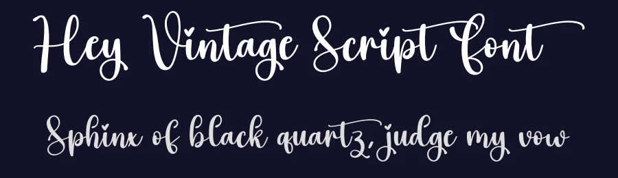 Hey Vintage Script Font by creativeletter — Script Handwritten Font — thumbnail 2