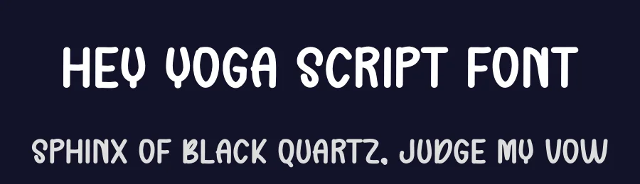 Hey Yoga Script Font by freshtypeink — Display Font — thumbnail 2