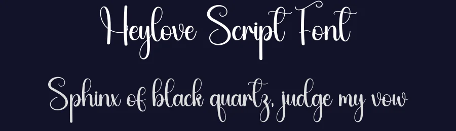 Heylove Script Font by creativeletter — Script Handwritten Font — thumbnail 2