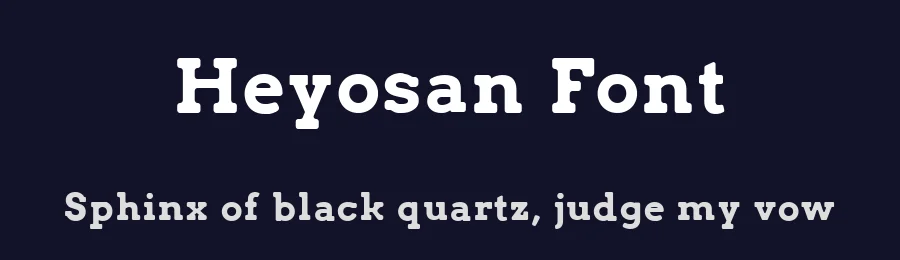 Heyosan Font by Balevgraph Studio — Slab Serif Font — thumbnail 2