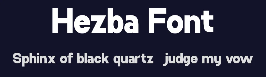 Hezba Font by Flawless And Co — Display Font — thumbnail 2