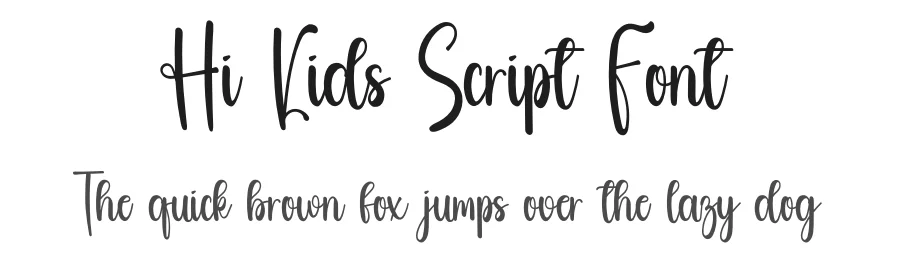 Hi Kids Script Font by inermediaSTUDIO — Script Handwritten Font