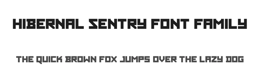 Hibernal Sentry Font Family by Iconian Fonts — Display Font