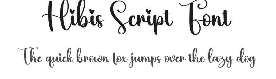 Hibis Script Font by creativeletter — Script Handwritten Font