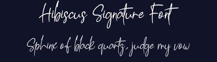 Hibiscus Signature Font by andikastudio — Script Handwritten Font — thumbnail 2