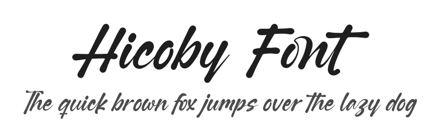 Hicoby Font by letterenastudios — Script Handwritten Font