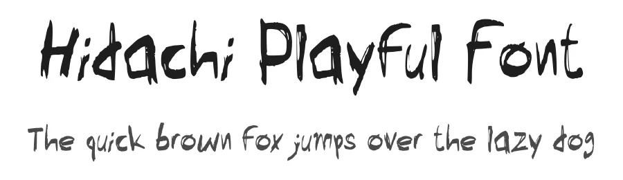 Hidachi Playful Font by Aivos Dreams — Display Font