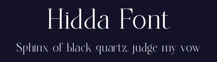 Hidda Font by SURATMI — Serif Font — thumbnail 2