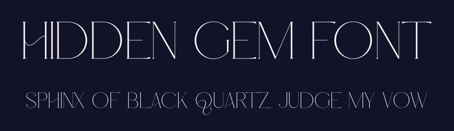 Hidden Gem Font by vpcreativeshop — Serif Font — thumbnail 2