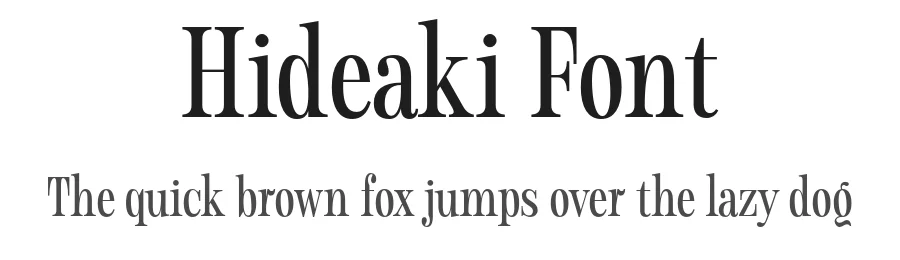 Hideaki Font by That That Creative — Serif Font