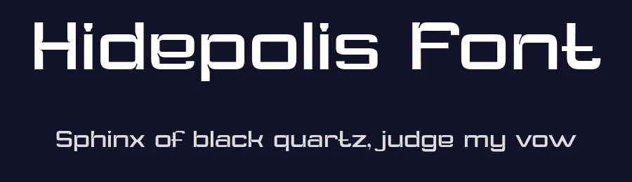 Hidepolis Font by Din Studio — Sans Serif Font — thumbnail 2