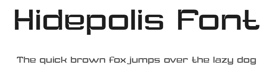 Hidepolis Font by Din Studio — Sans Serif Font