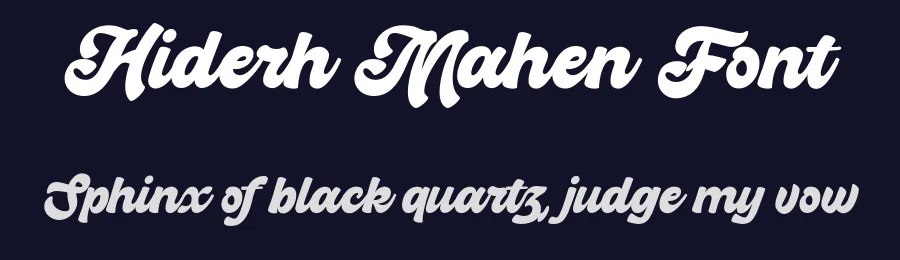 Hiderh Mahen Font by enxyclo — Script Handwritten Font — thumbnail 2