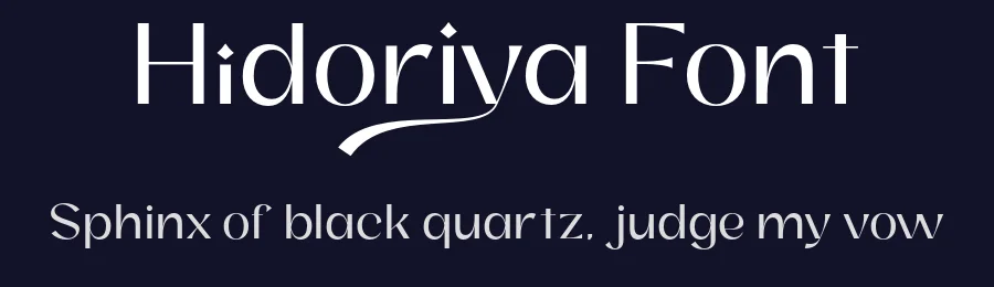 Hidoriya Font by Ardyanatypes — Sans Serif Font — thumbnail 2