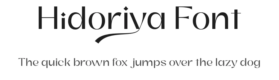 Hidoriya Font by Ardyanatypes — Sans Serif Font