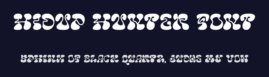 Hidup Hunter Font by Dantype — Display Font — thumbnail 2