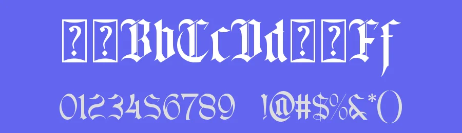 Hieron Font by SlideShoot — Blackletter Font — thumbnail 3