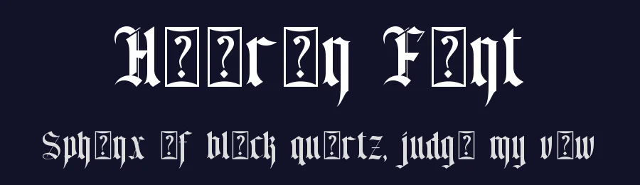 Hieron Font by SlideShoot — Blackletter Font — thumbnail 2