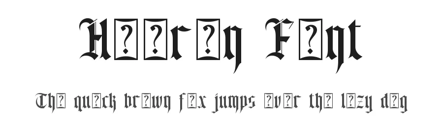 Hieron Font by SlideShoot — Blackletter Font