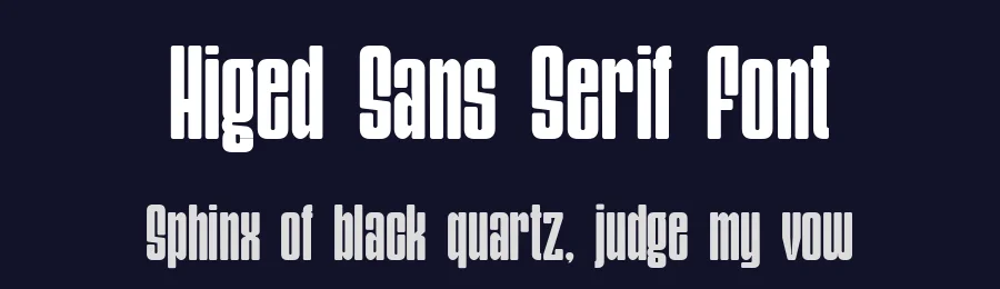 Higed Sans Serif Font by ari — Decorative Font — thumbnail 2