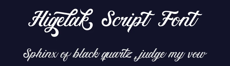 Higelak Script Font by Vultype Co. — Script Handwritten Font — thumbnail 2