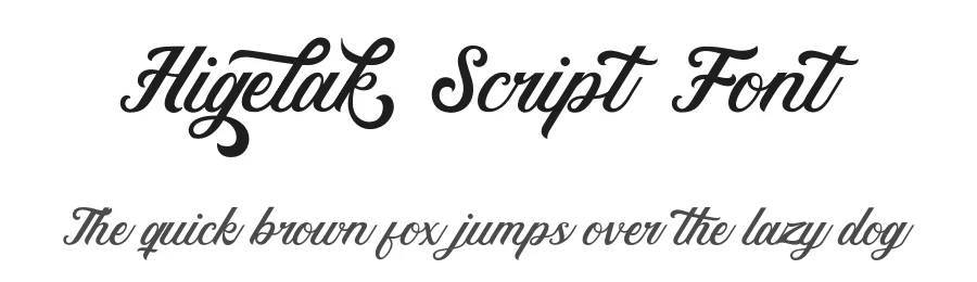 Higelak Script Font by Vultype Co. — Script Handwritten Font
