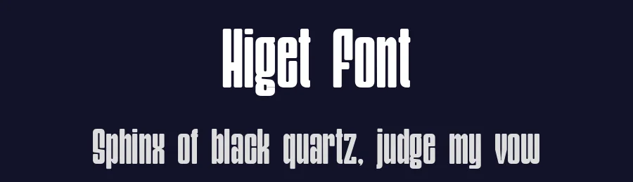 Higet Font by Linecreative — Sans Serif Font — thumbnail 2