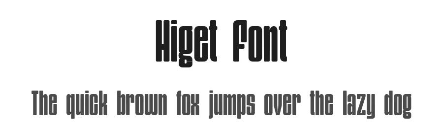 Higet Font by Linecreative — Sans Serif Font