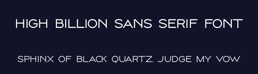 High Billion Sans Serif Font by Hanken Studio — Sans Serif Font — thumbnail 2