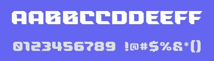 High Crush – Bold Techno Display by Namara Creative — Display Font — thumbnail 3