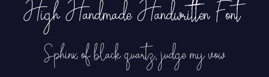 High Handmade Handwritten Font by planetz studio — Script Handwritten Font — thumbnail 2