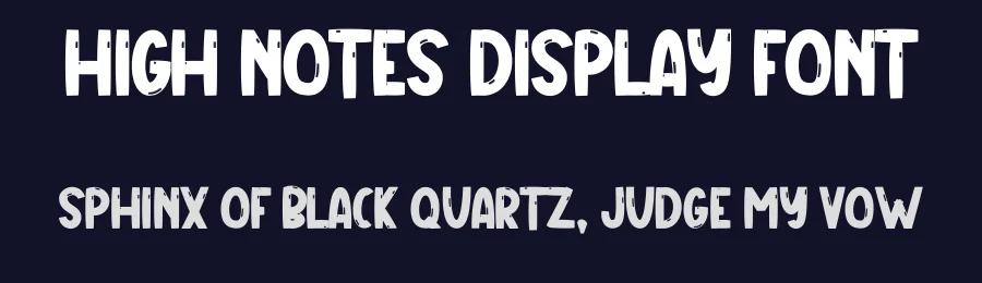 High Notes Display Font by inermediaSTUDIO — Display Font — thumbnail 2