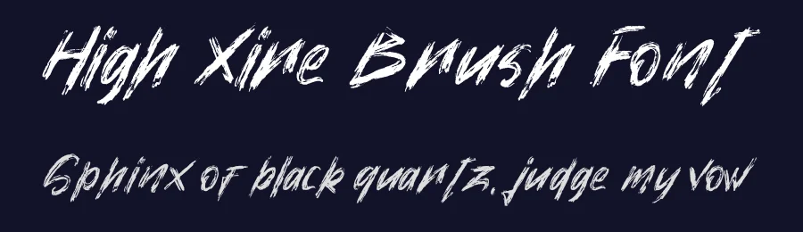 High Xire Brush Font by Garisman Std — Script Handwritten Font — thumbnail 2