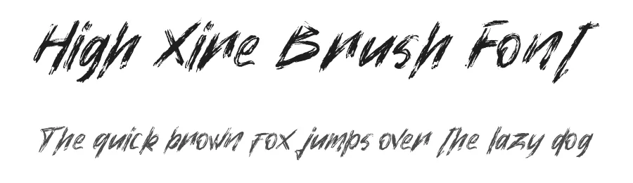 High Xire Brush Font by Garisman Std — Script Handwritten Font