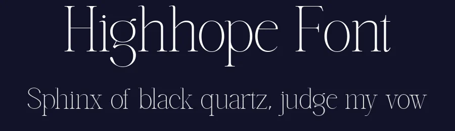 Highhope Font by Violetnatural — Decorative Font — thumbnail 2