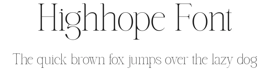 Highhope Font by Violetnatural โ Decorative Font