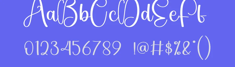 Highland Calligraphy Font by creativeletter — Script Handwritten Font — thumbnail 3