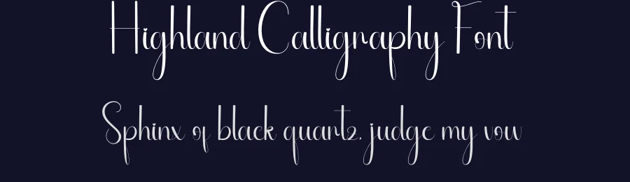 Highland Calligraphy Font by andikastudio — Script Handwritten Font — thumbnail 2