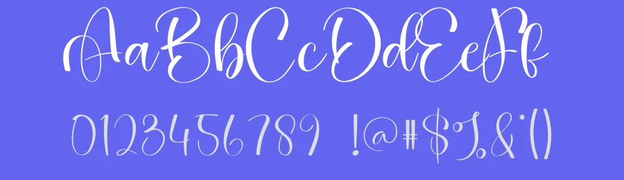 Highland Calligraphy Font by creativeletter — Script Handwritten Font — thumbnail 3
