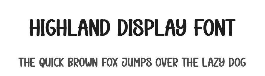 Highland Display Font by Store_07 — Display Font