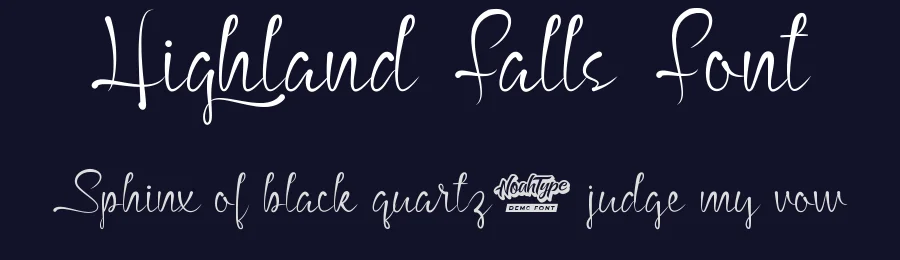 Highland Falls Font by noahtype — Script Handwritten Font — thumbnail 2